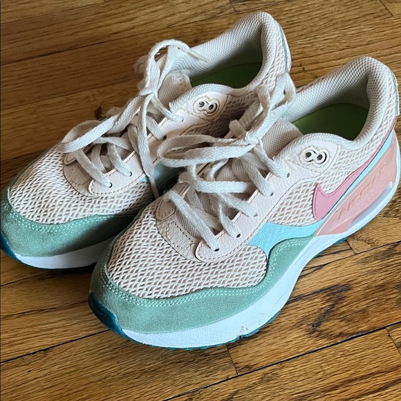 Nike Kids Sneakers - Pink, Green, and White - Picture 4 of 4